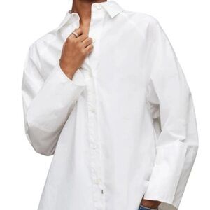ALLSAINTS Oversized Shirt in White - NEW